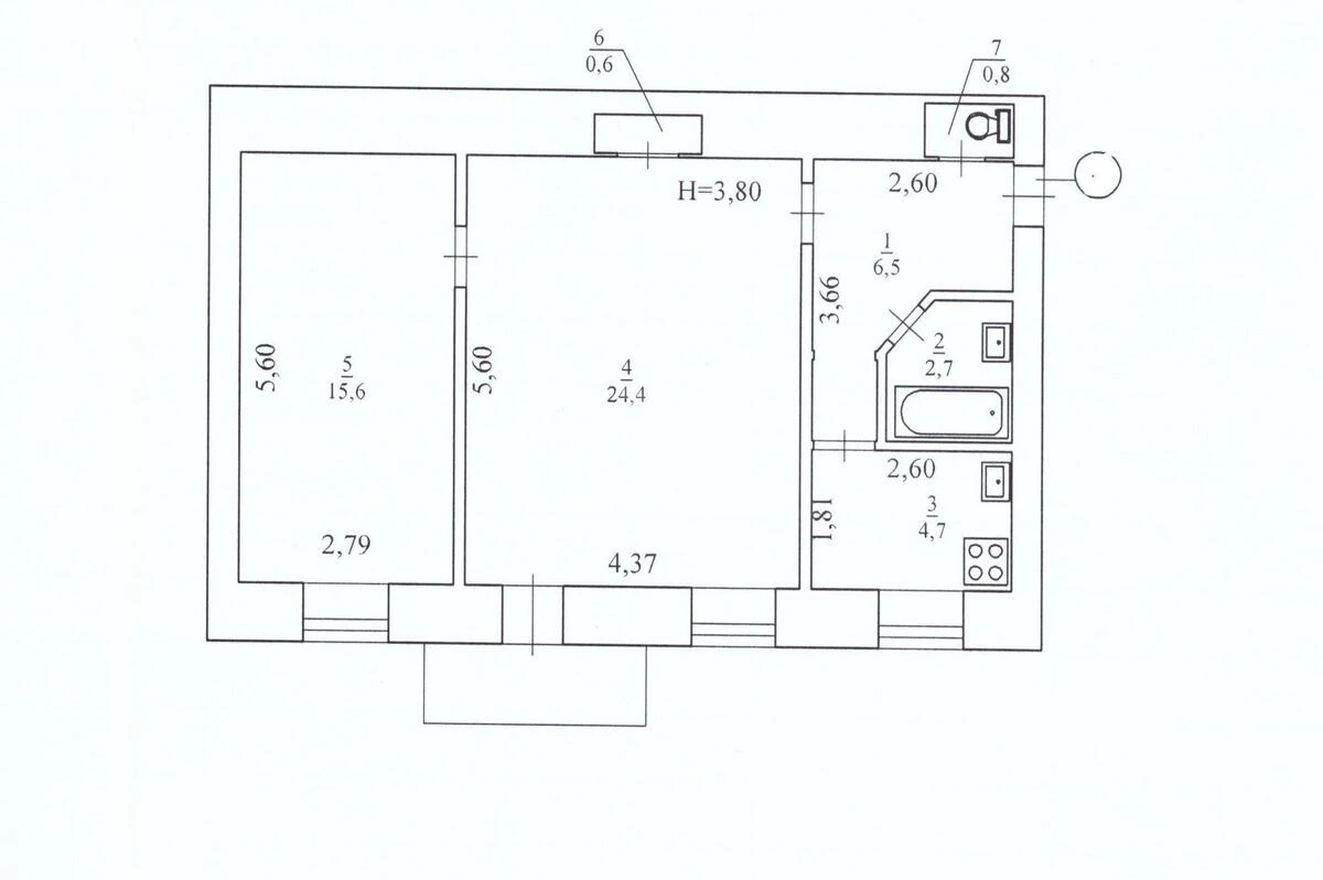 2k apartment vul. Fedorova Ivana 106281418