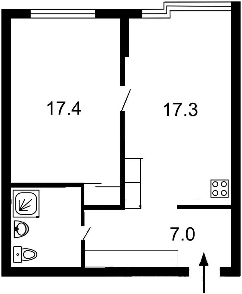 1k apartment vul. Myhajla Maksymovycha 32А6656218