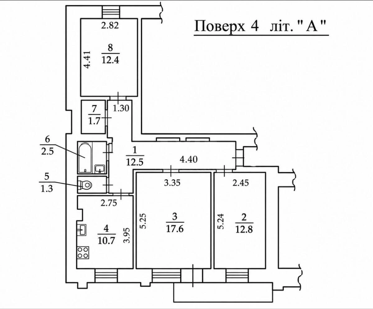 3к квартира ул. Саксаганского 59Б7145318