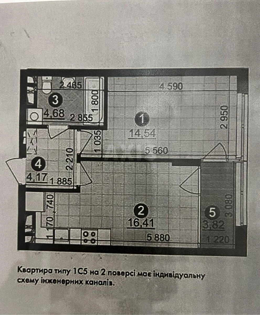 1k apartment vul. Rodyny Kristeriv 14Б6426912