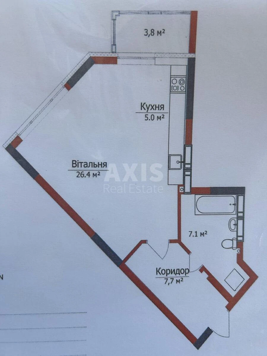 1k apartment vul. L'vivs'ka 16056913