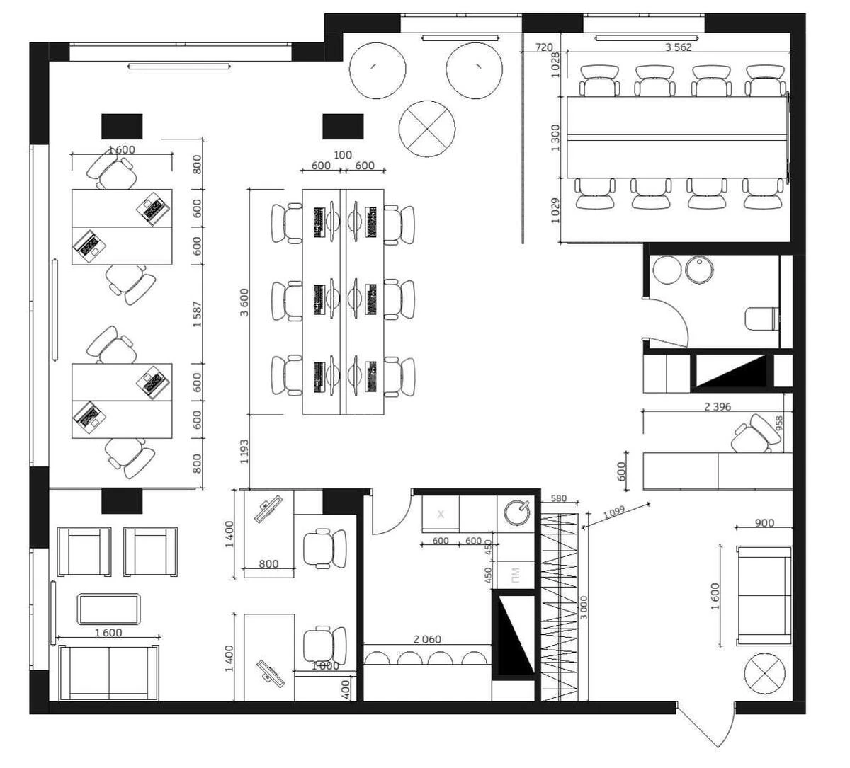 Office vul. Zhyljans'ka 68, 120m2671399