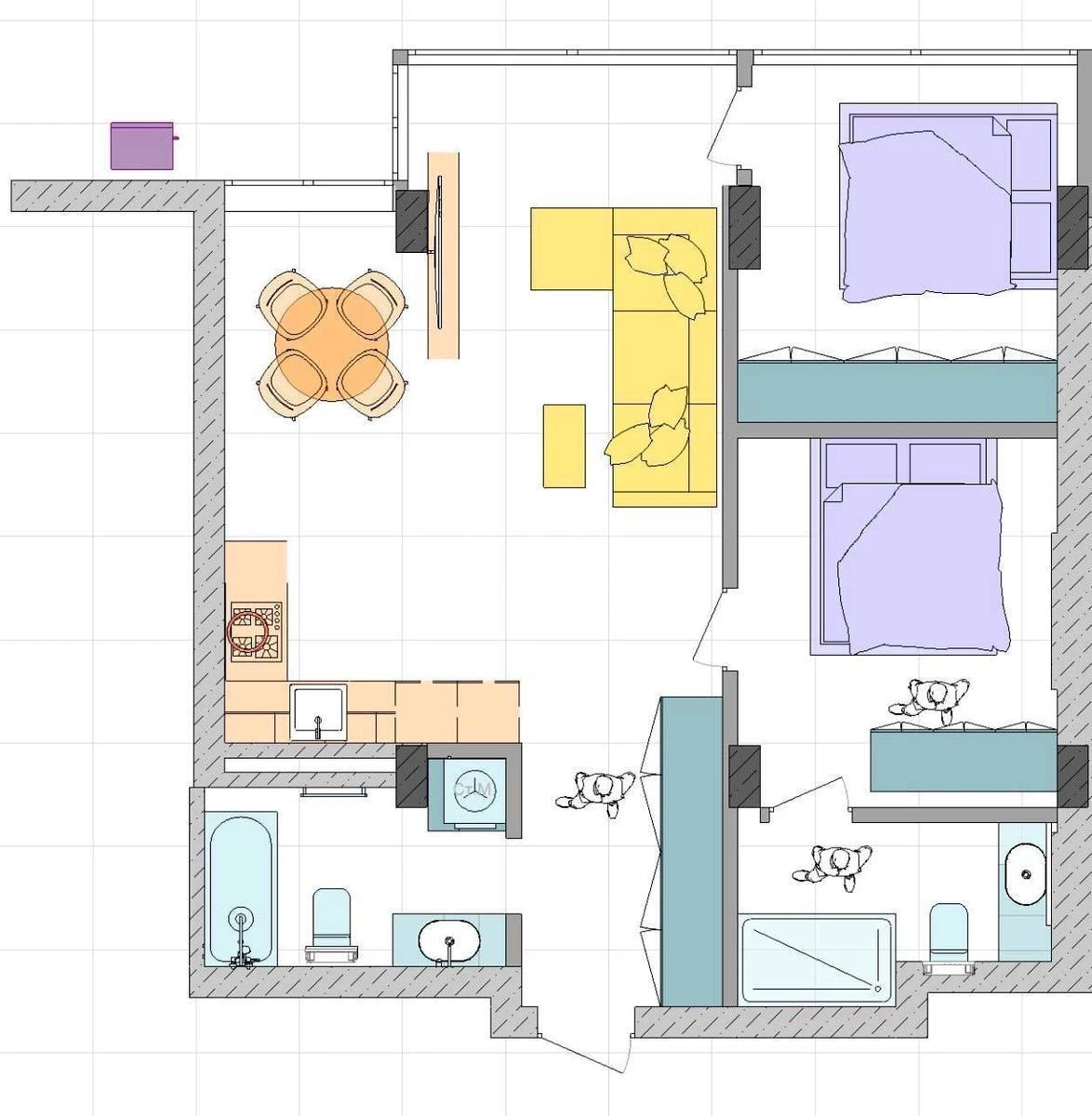 2k apartment vul. Magistral'na 336322713