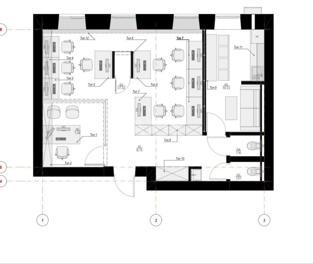 Office vul. Lysenka 3, 57m2675159