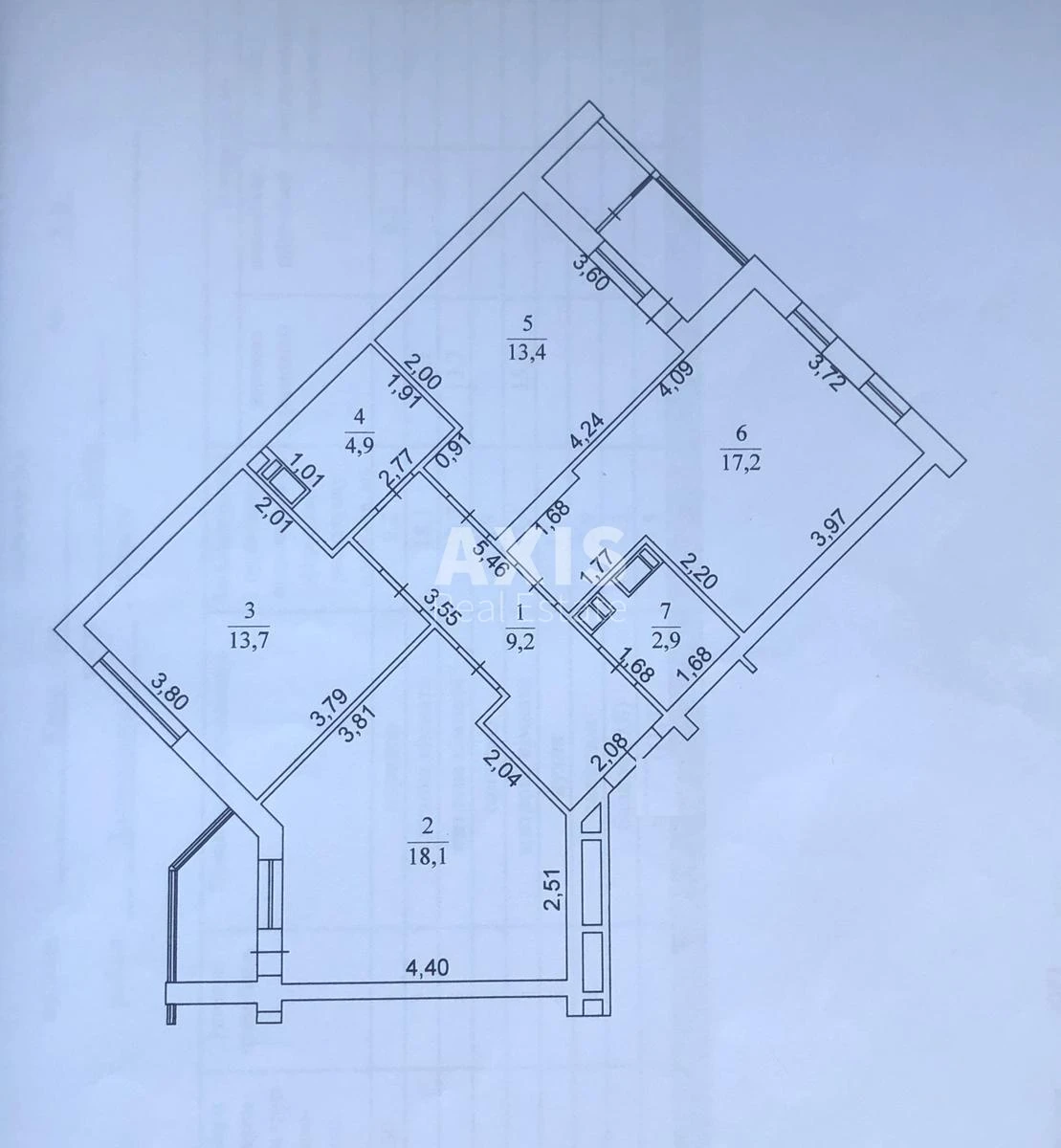 3k apartment vul. Kanal'na 8622804