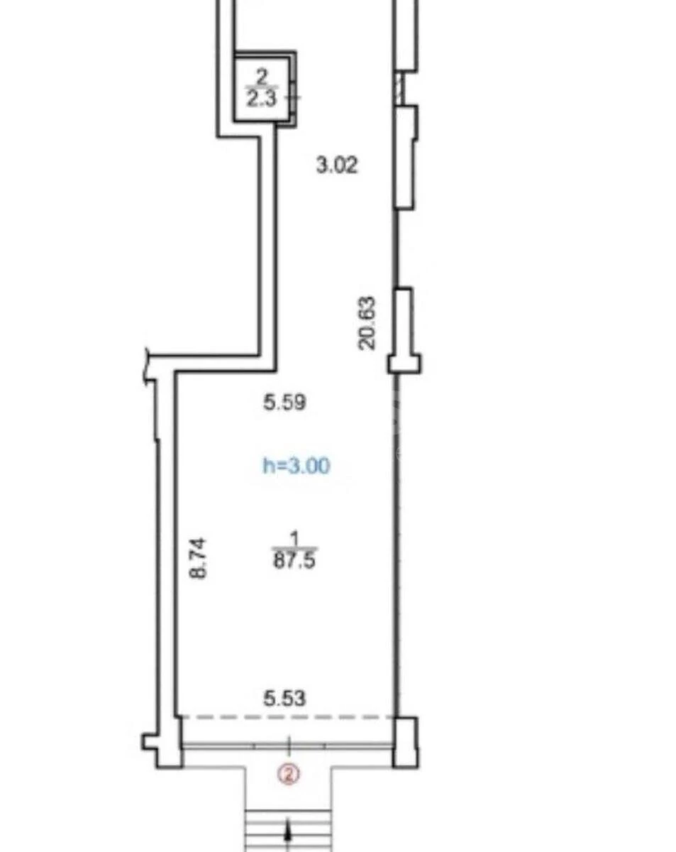 Trade object vul. Rajduzhna 25, 90m2663010