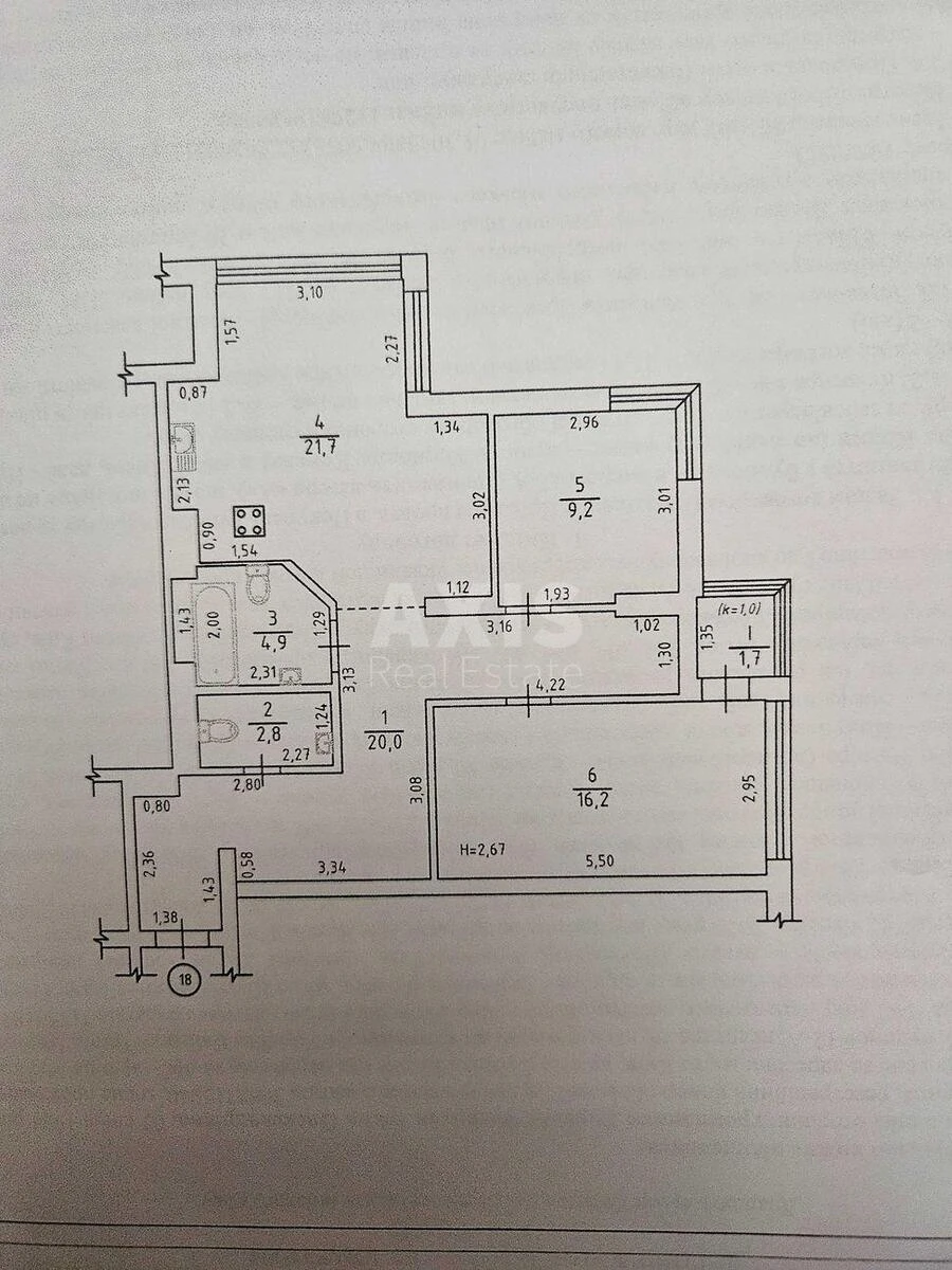 2k apartment vul. Samiyla Kishky 19/146693420