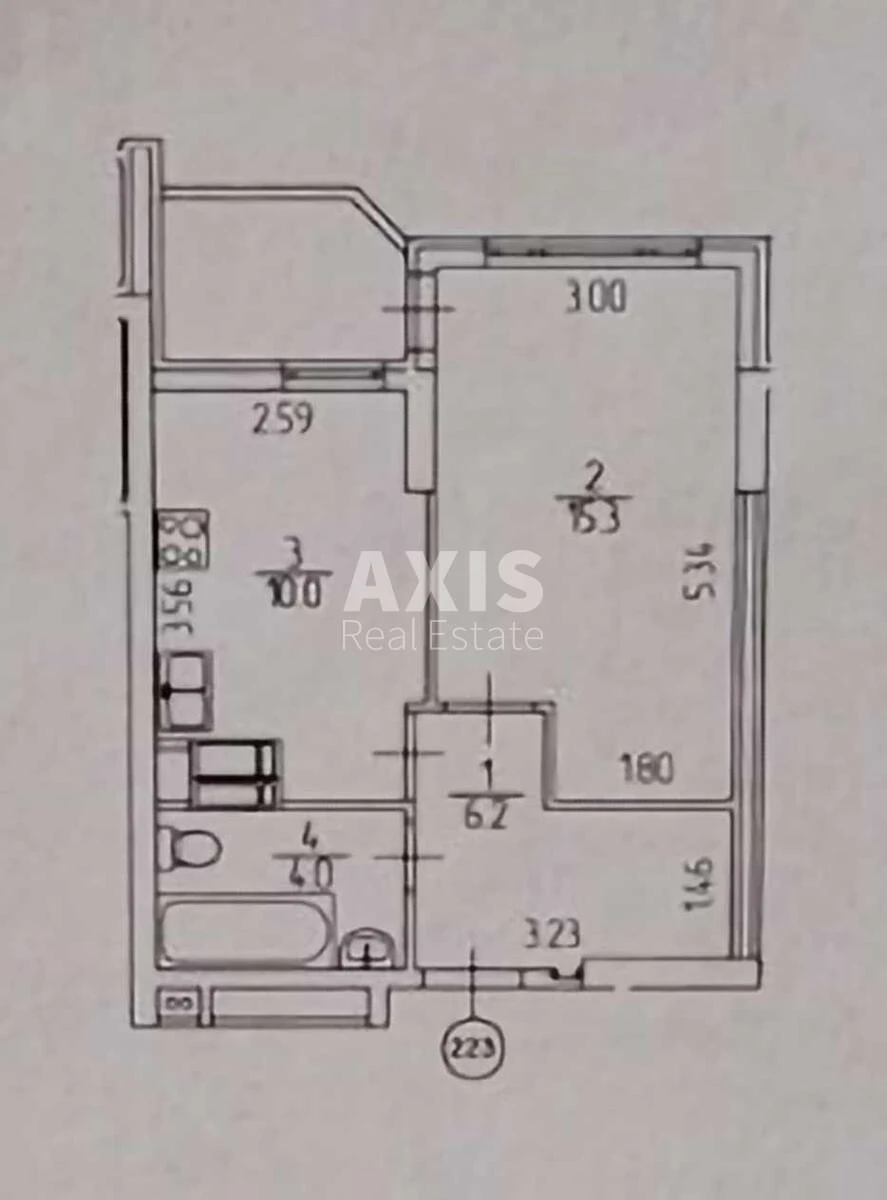 1k apartment vul. Zakrevs'kogo Mykoly 42А641808