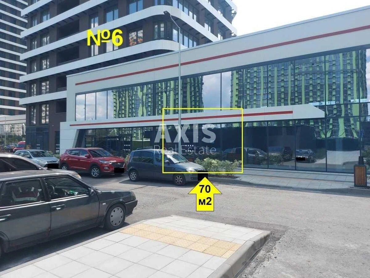 Trade object nab. Dniprovs'ka 15, 70m254317