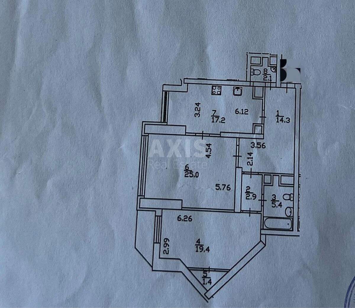 2k apartment vul. Sribnokil's'ka 16809311