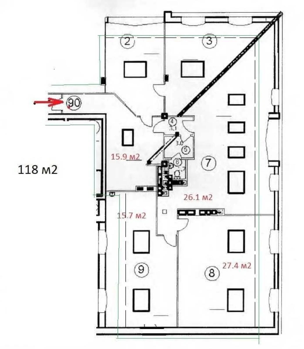 Офис пер. Ярославский 7, 118м2715904