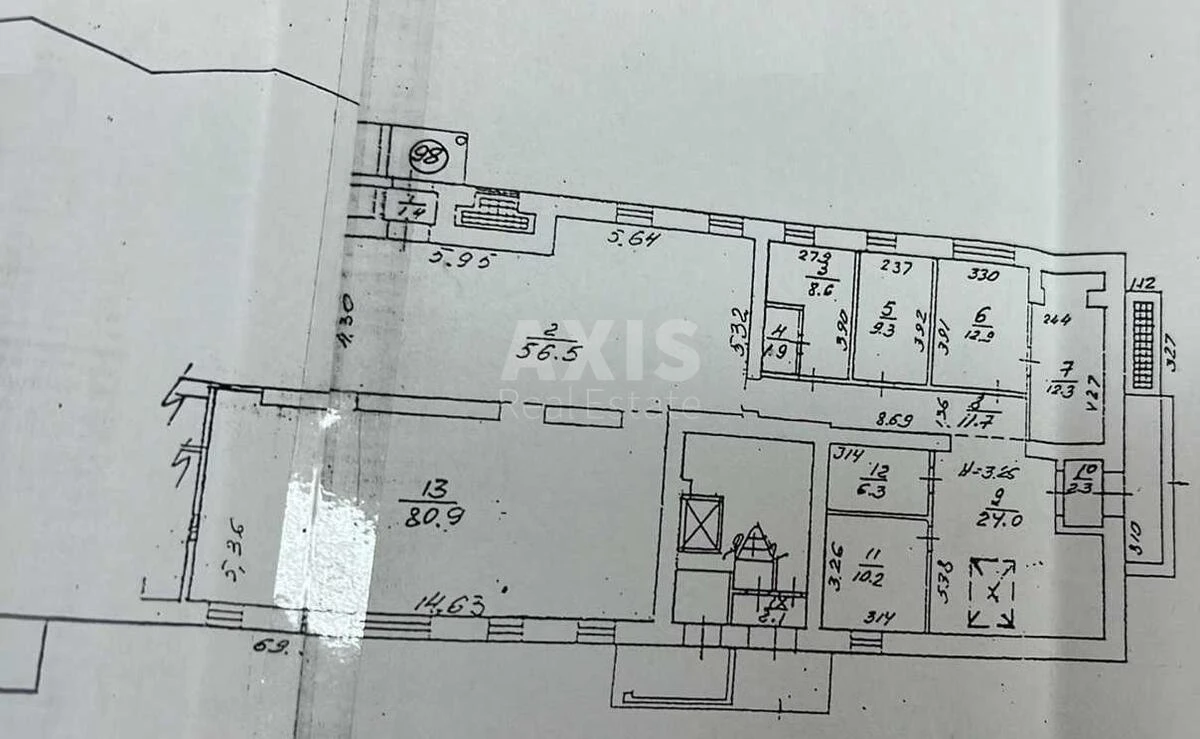 Объект торговли ул. Попова 12, 498м2635451