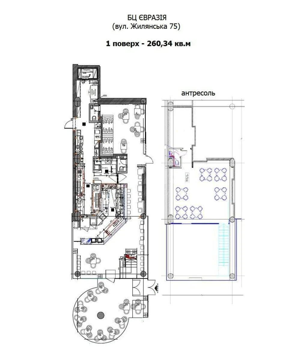 Trade object vul. Zhyljans'ka 74, 260m2678853