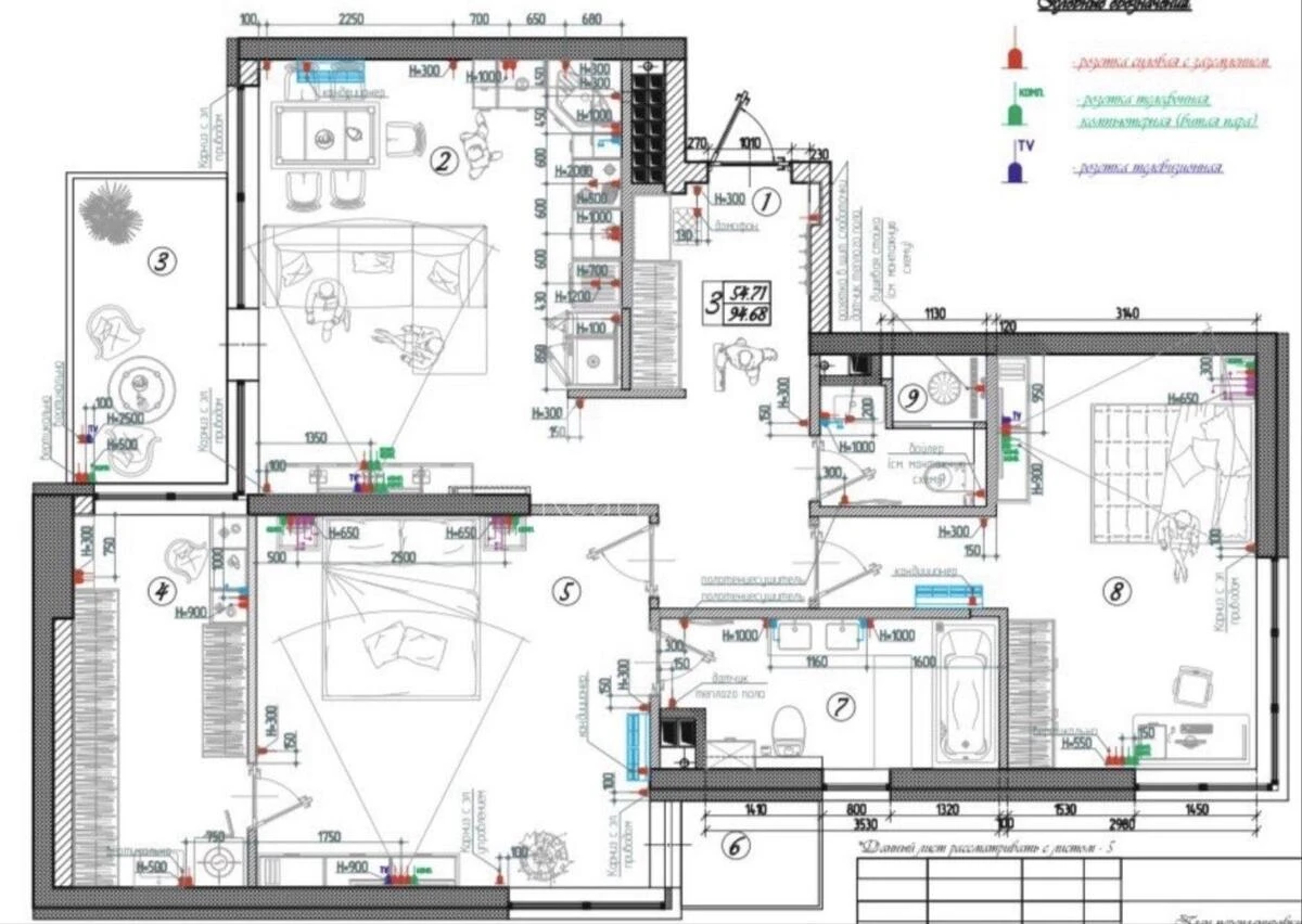 3k apartment vul. Osokors'ka 2A683339