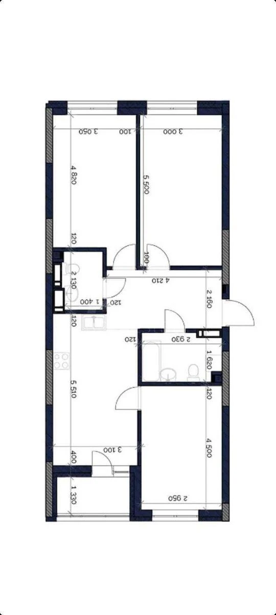 3k apartment vul. Sim'i' Kul'zhenkiv 22719085