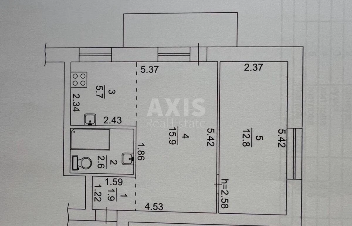 2k apartment pr-t Sobornosti 126965211