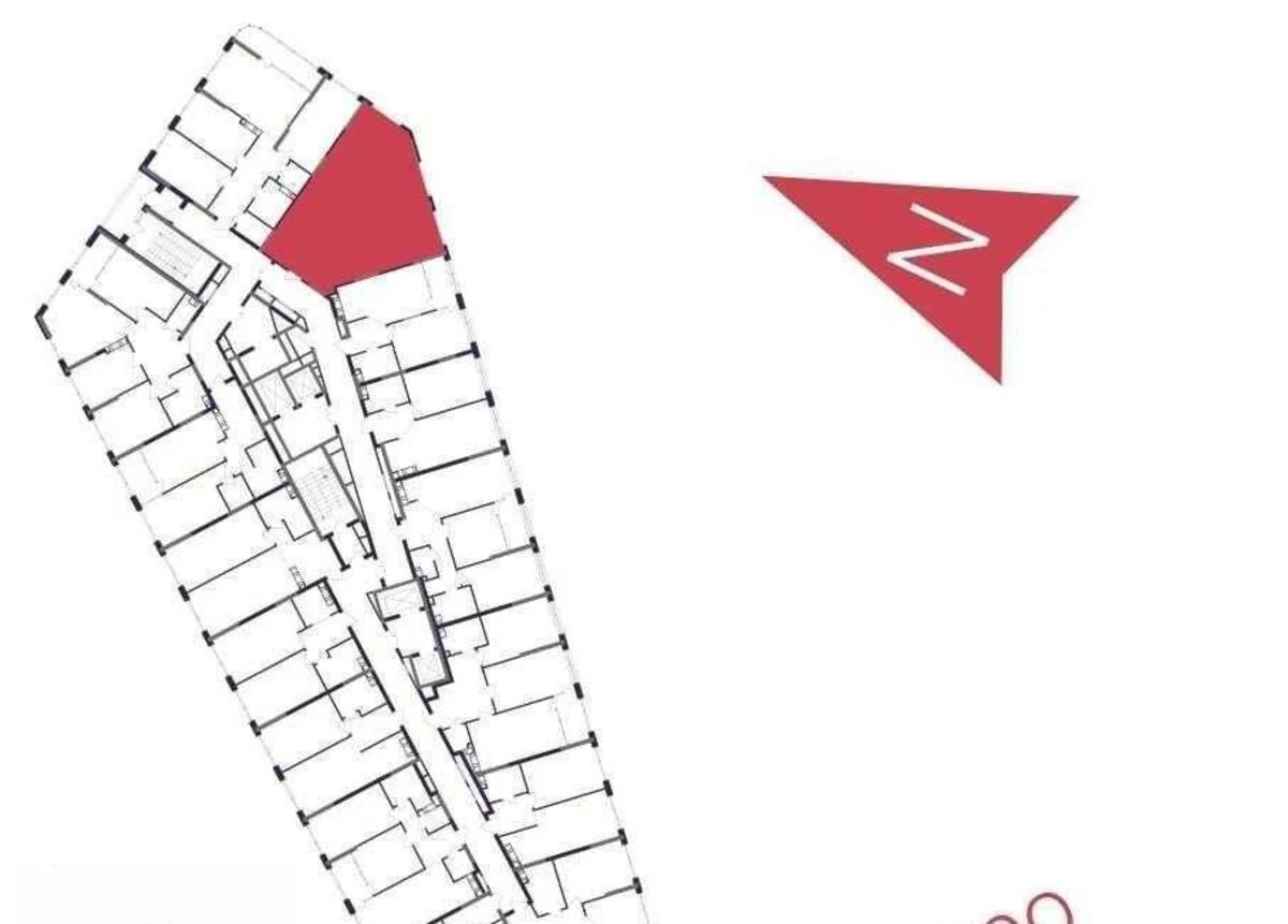 3k apartment nab. Dniprovs'ka 15628913