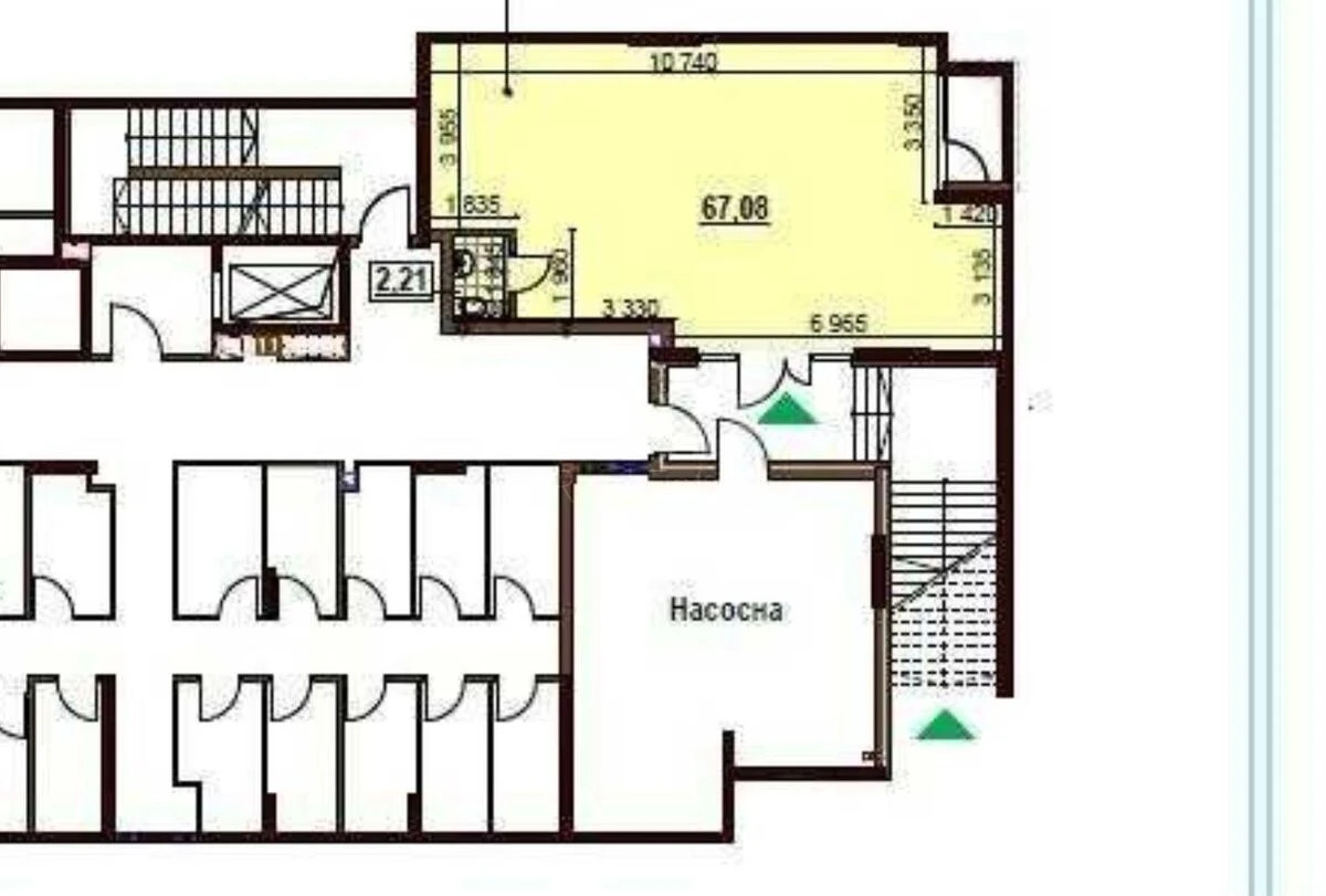 Объект торговли ул. Александра Олеся 9, 70м2719871