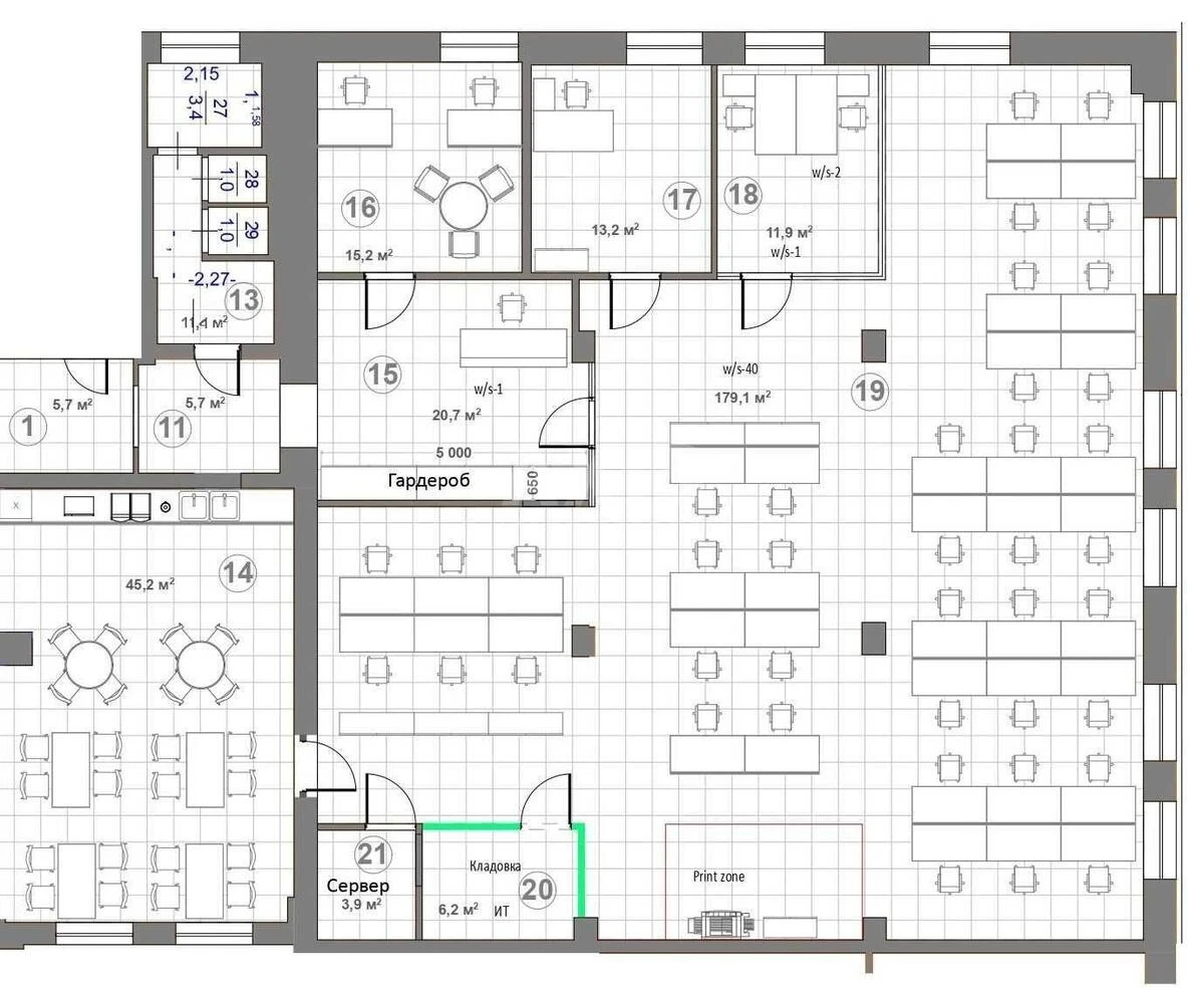 Office vul. Gajdara 58/10, 362m2634275