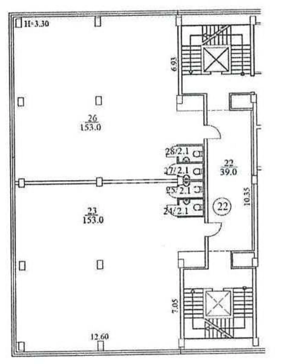 Office vul. Pivnichno-Syrec'ka 1/3, 360m2548092