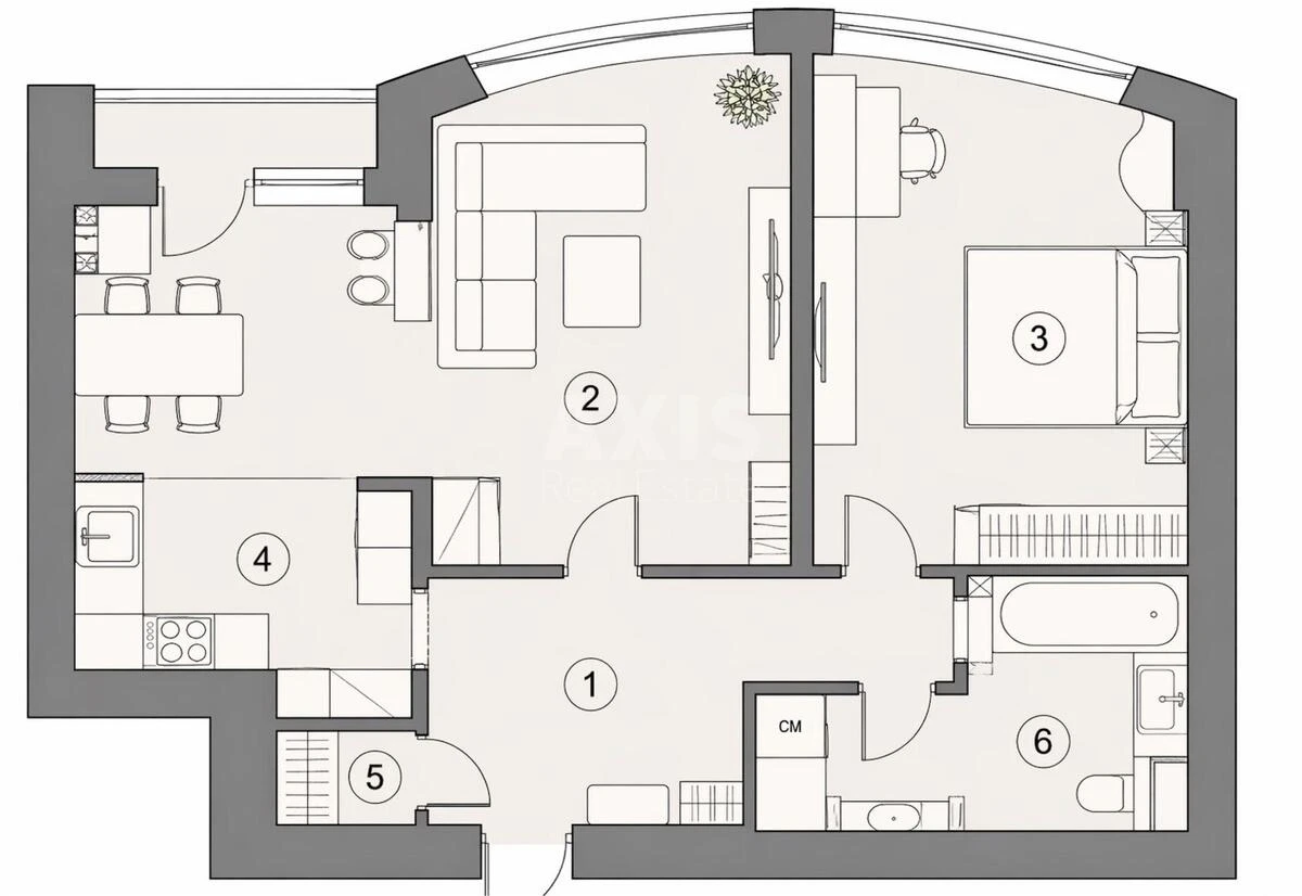 2k apartment vul. Verhovynna 356922221
