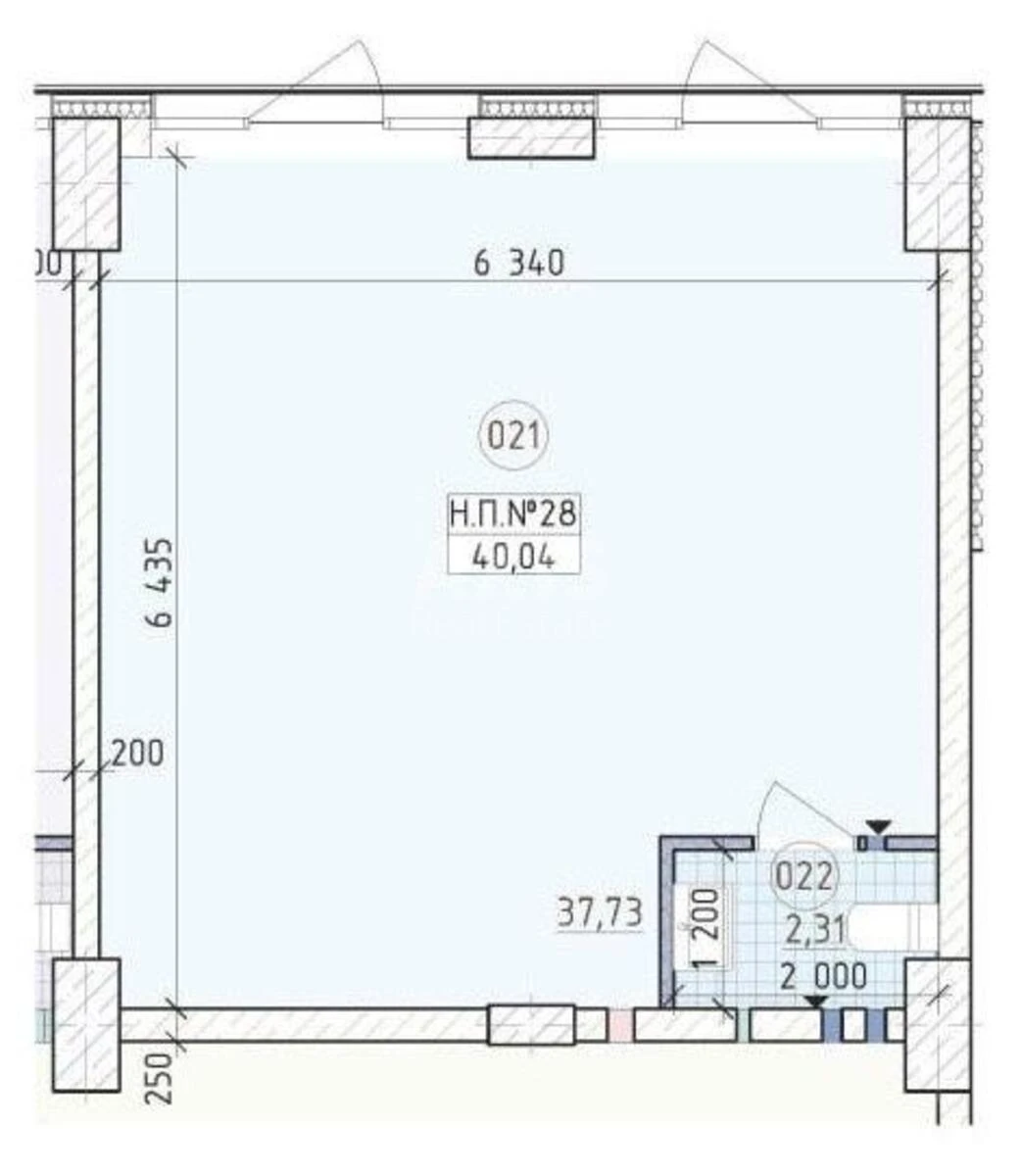 Office vul. Myhajla Maksymovycha 24, 40m2698849