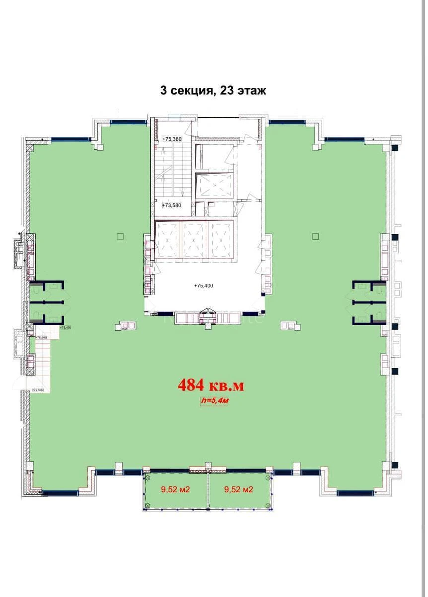 Office vul. Antonovycha 118/9, 484m26788712