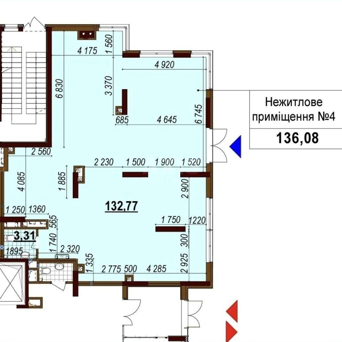 Объект торговли ул. Семьи Кристеров 14Б, 136м2626204