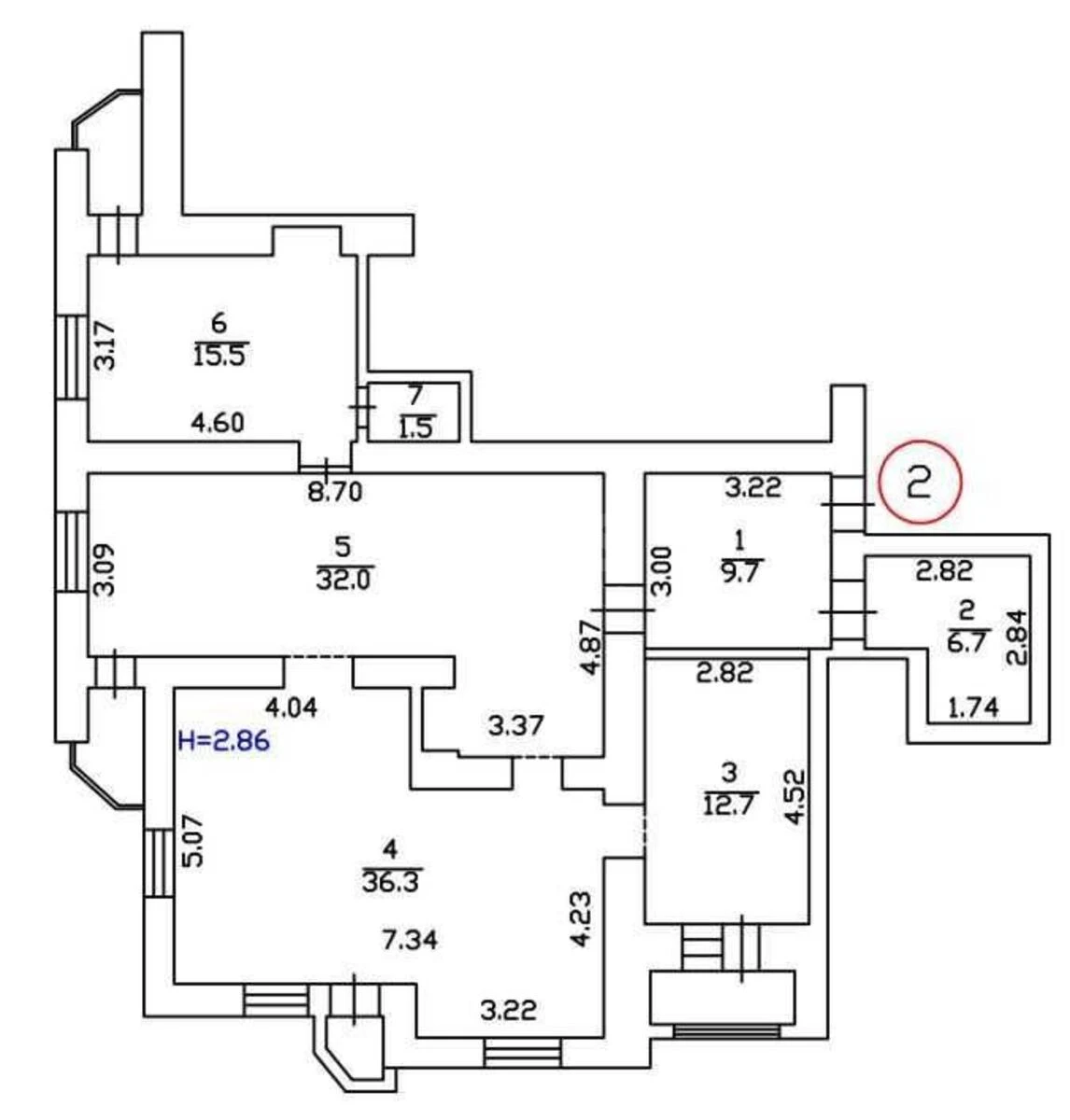 Trade object vul. Ahmatovoi' Anny 3, 131m2625202