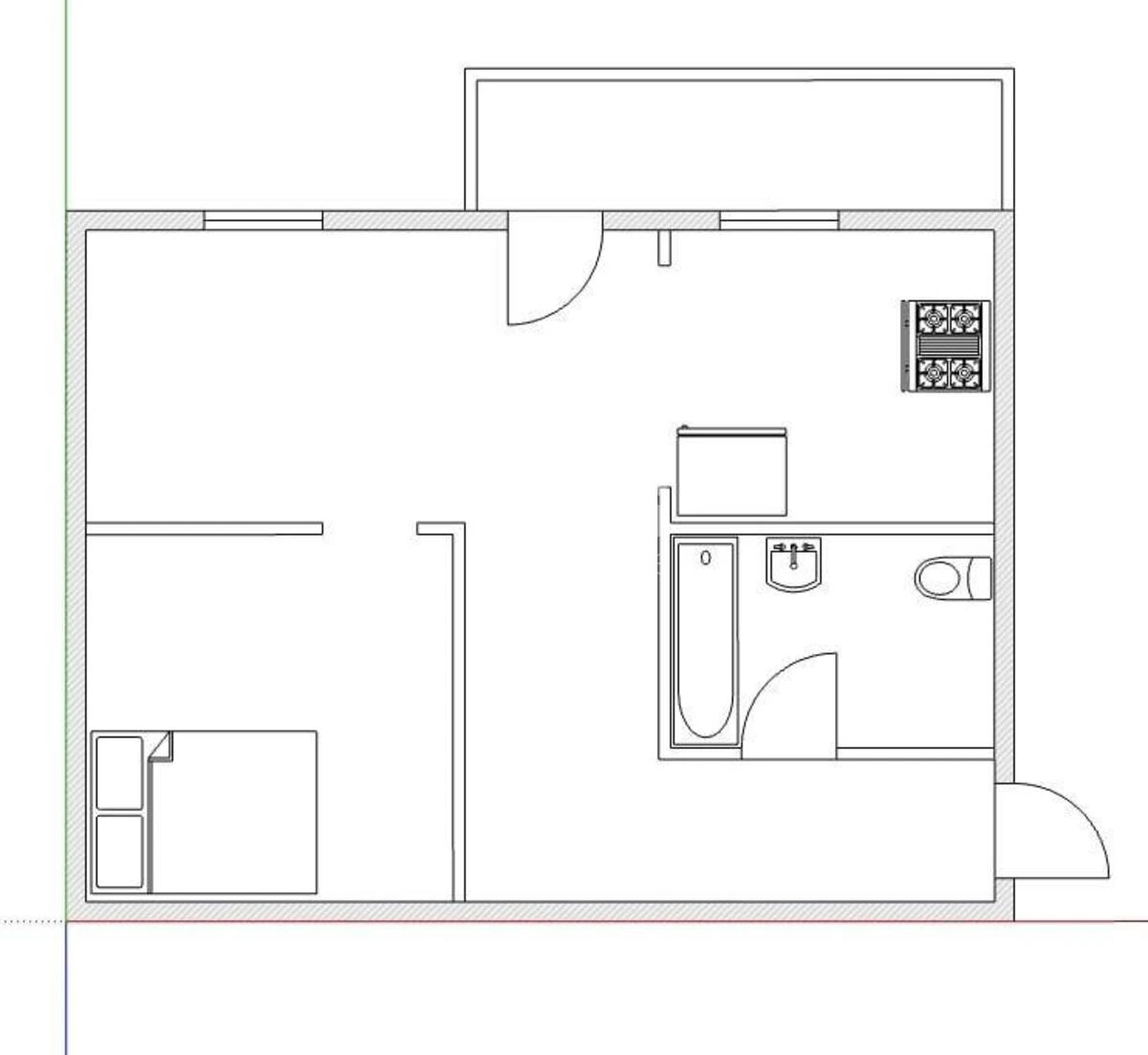 1k apartment vul. Antonovycha 23B6694410