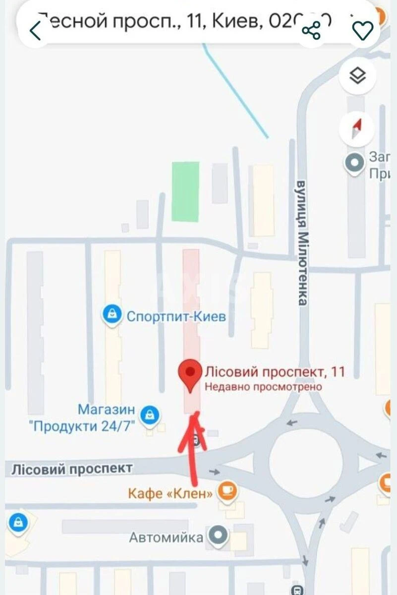 Объект торговли пр-т Лесной 11, 43м2719483