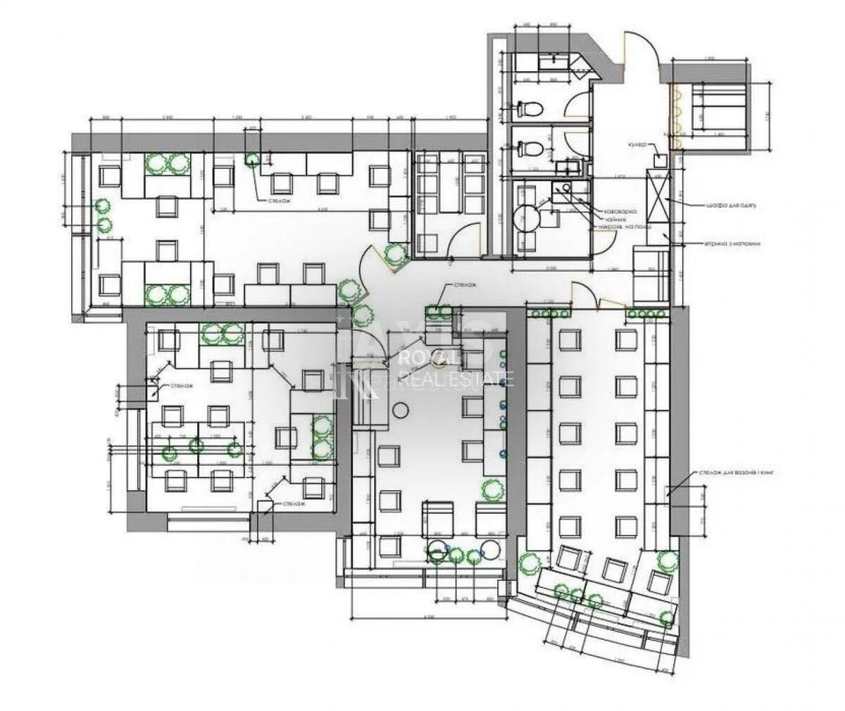 Office uzv. Klovs'kyj 7А, 150m26988914