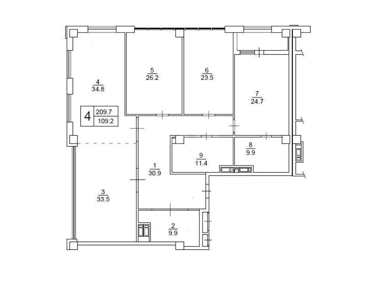 4k apartment vul. Saperne Pole 5632990