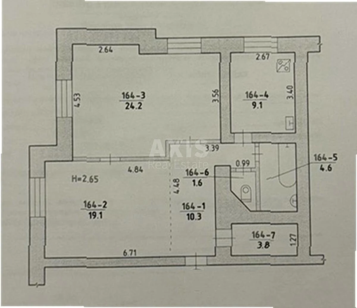 Office vul. Ahmatovoi' Anny 3А, 202m2704360