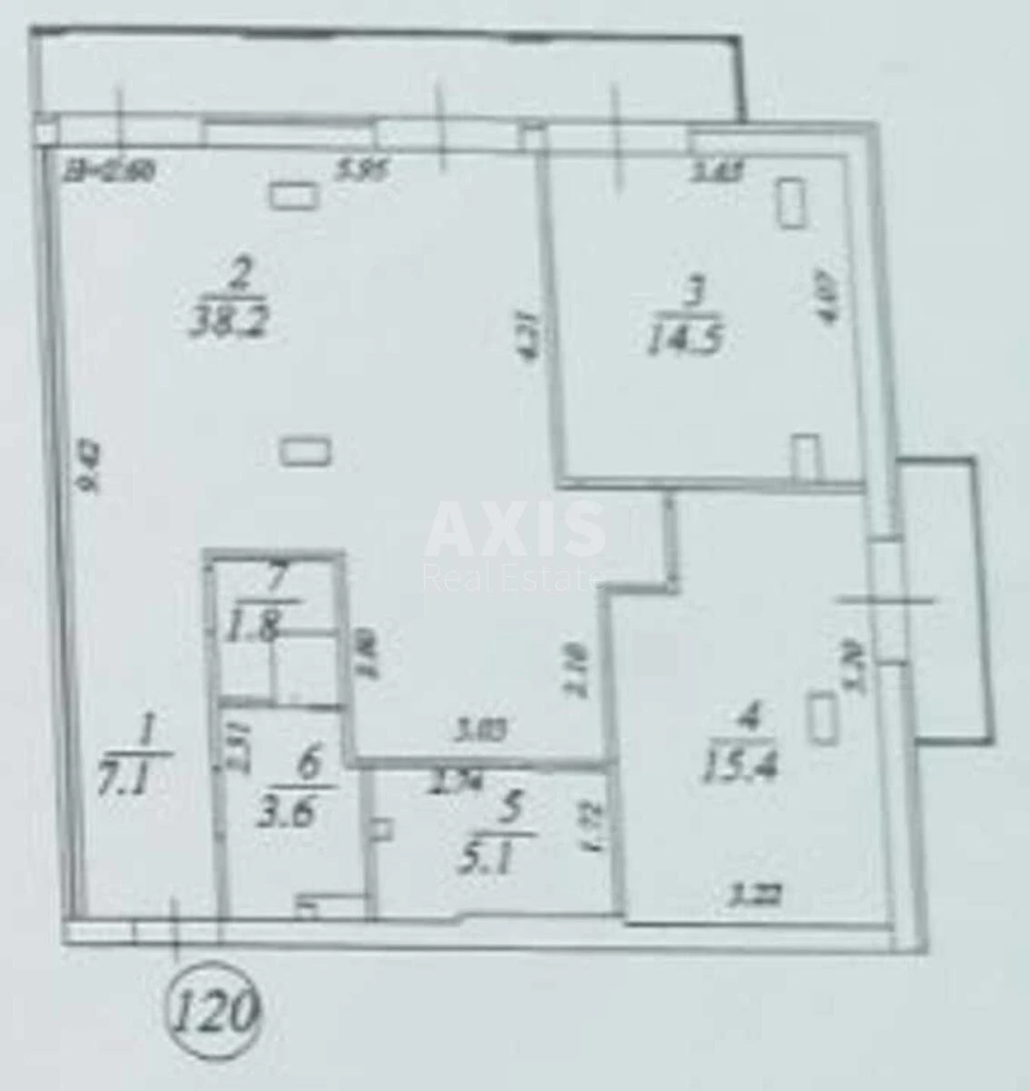 3k apartment vul. Nyzhnij Val 27/297154317