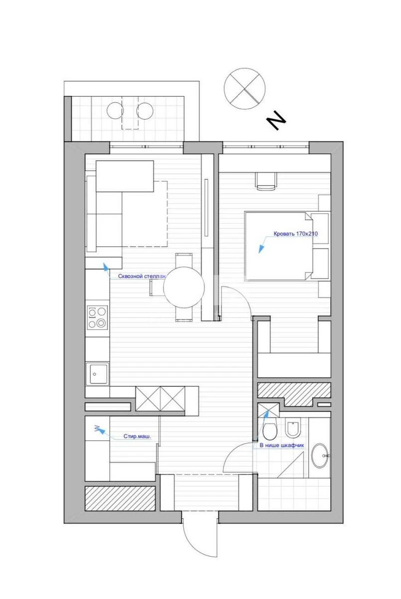 1k apartment vul. Saperne Pole 12607517