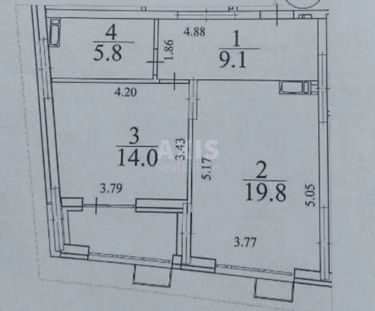 1k apartment vul. Kravchenka Mykoly 24657968