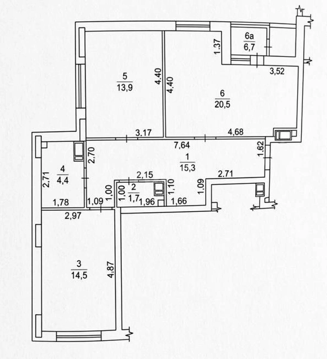 2k apartment vul. Grechka Marshala 10Ж665539