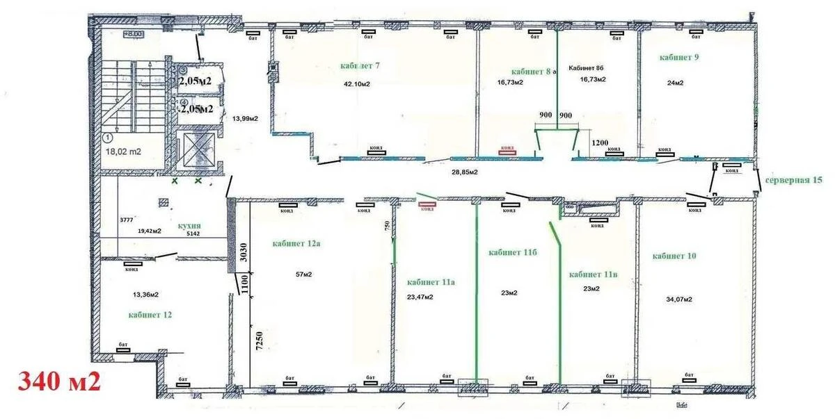 Office vul. Spas'ka 5, 340m2672094