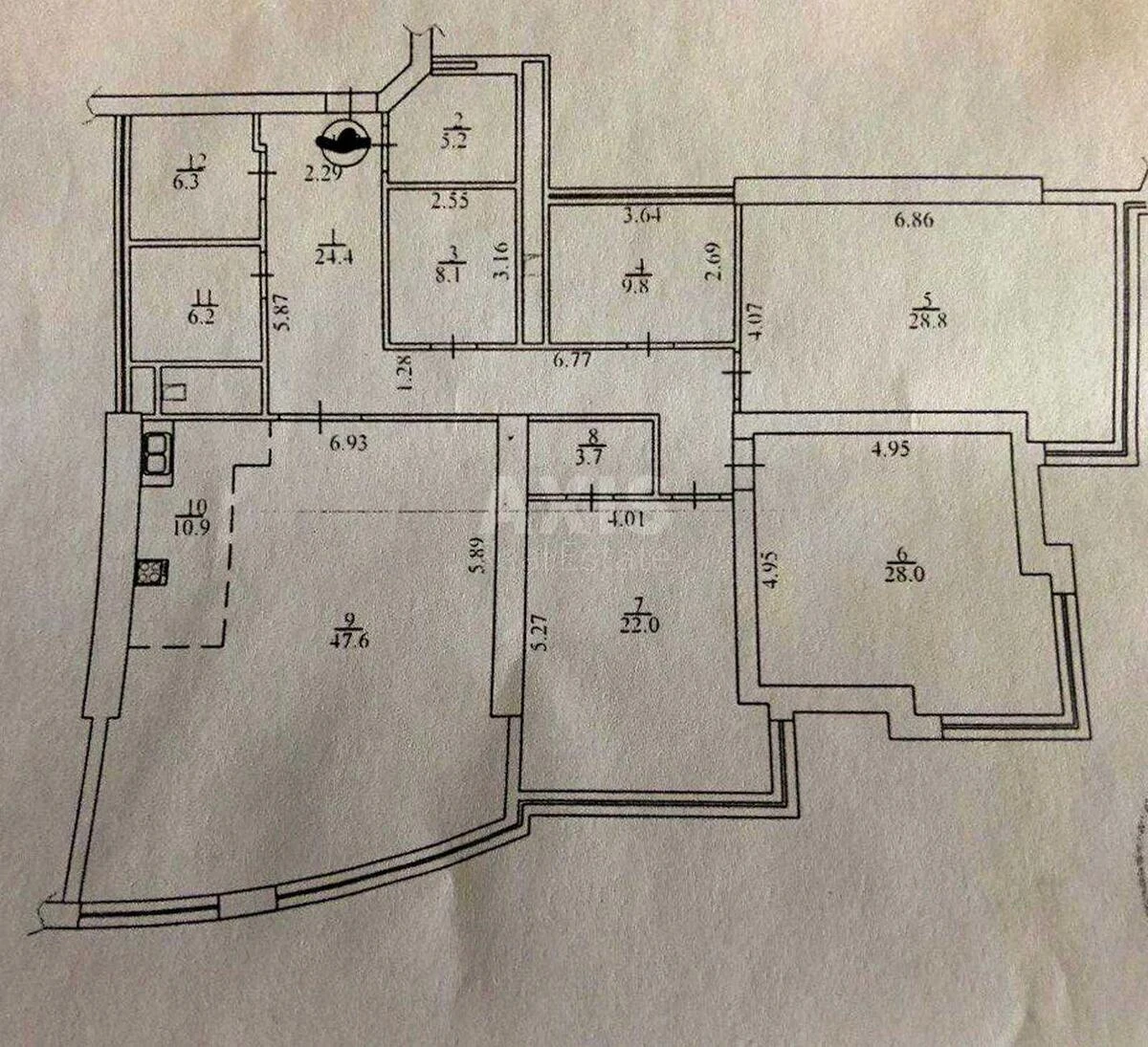 4k apartment uzv. Klovs'kyj 7А7116122