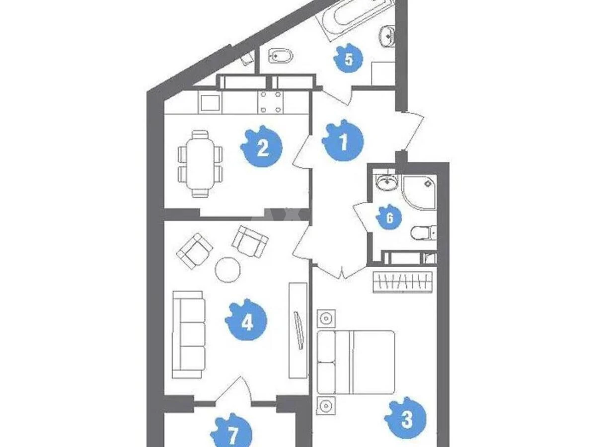 2k apartment vul. Novopol'ova 2699446