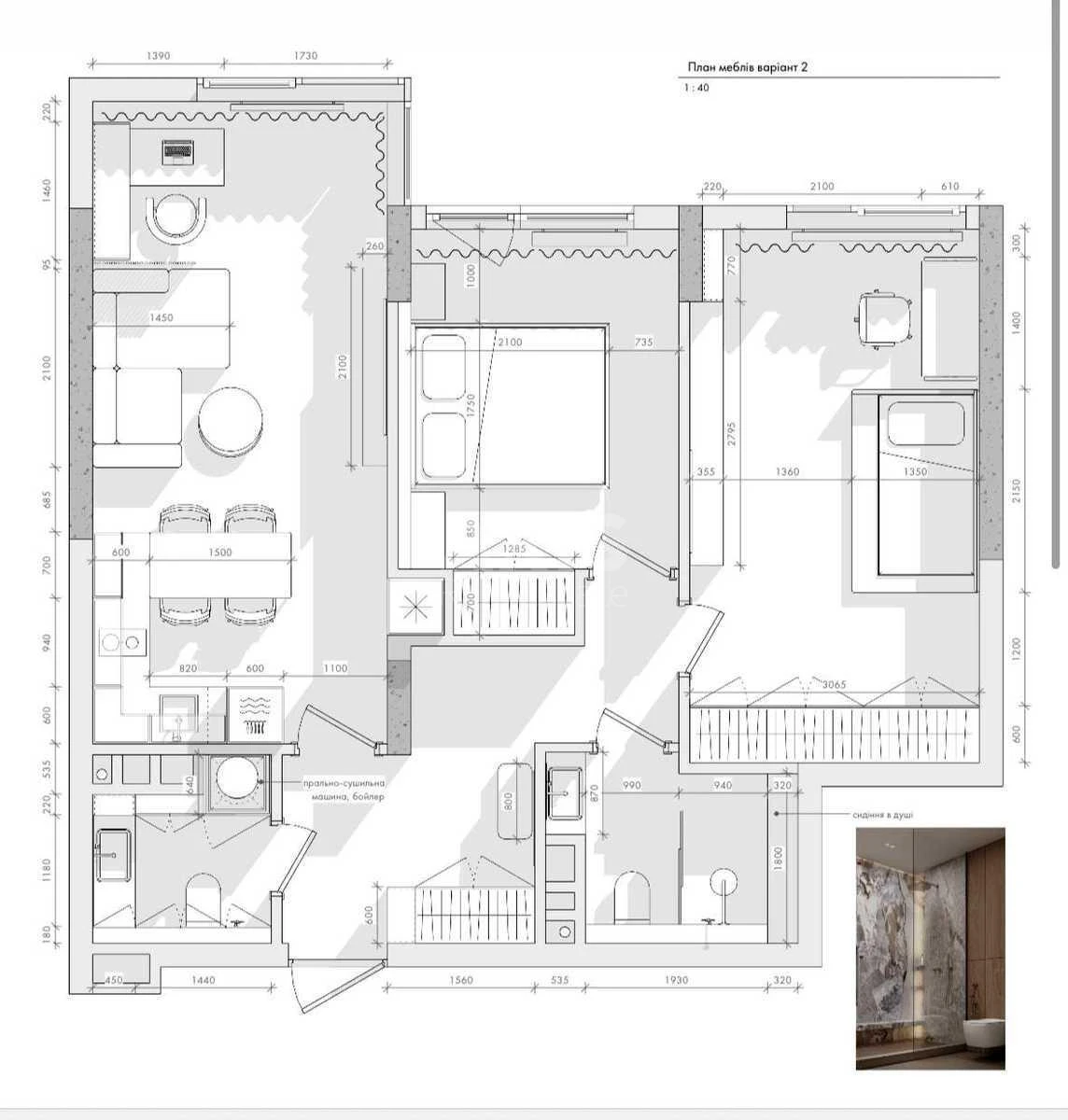 2k apartment vul. Oleksandra Olesja 97149616