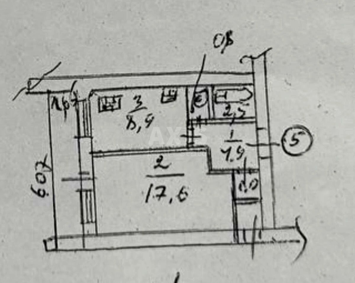 1k apartment vul. Sichovyh Stril'civ 59А631516