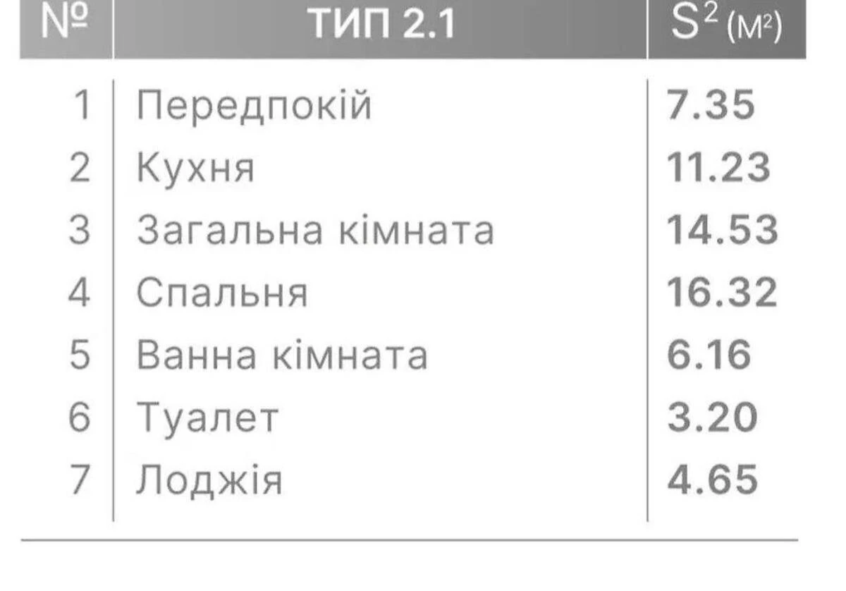 2k apartment vul. Novopol'ova 2699447