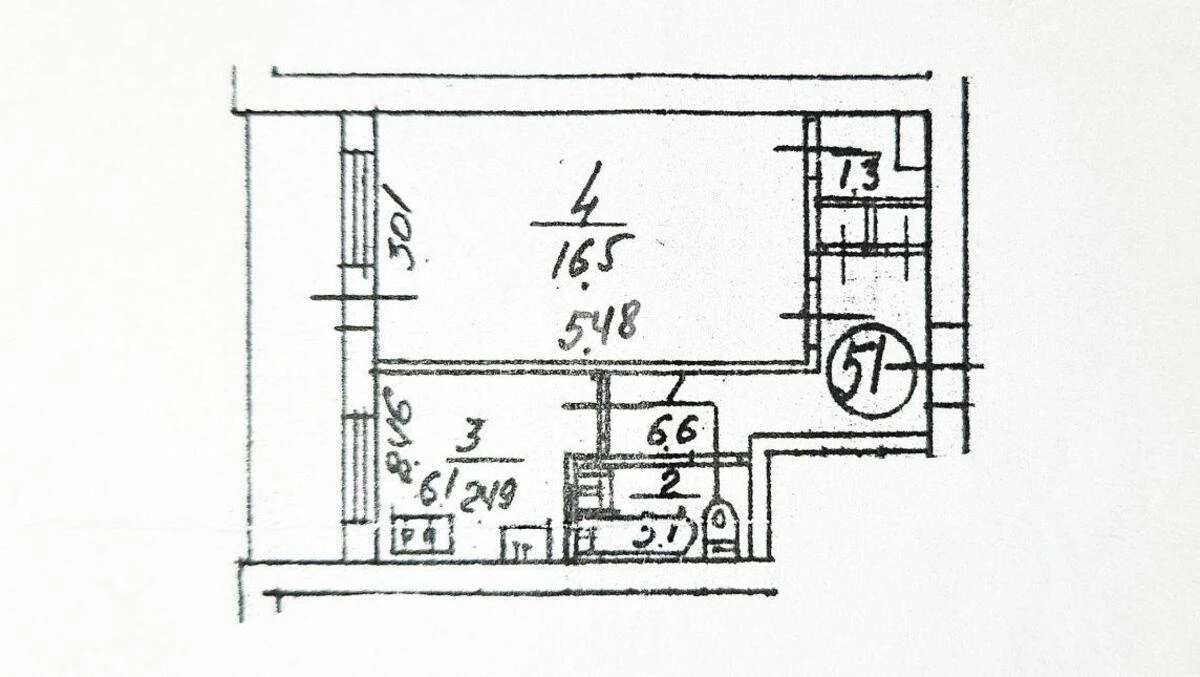 1к квартира ул. Возианова Академика 106419317