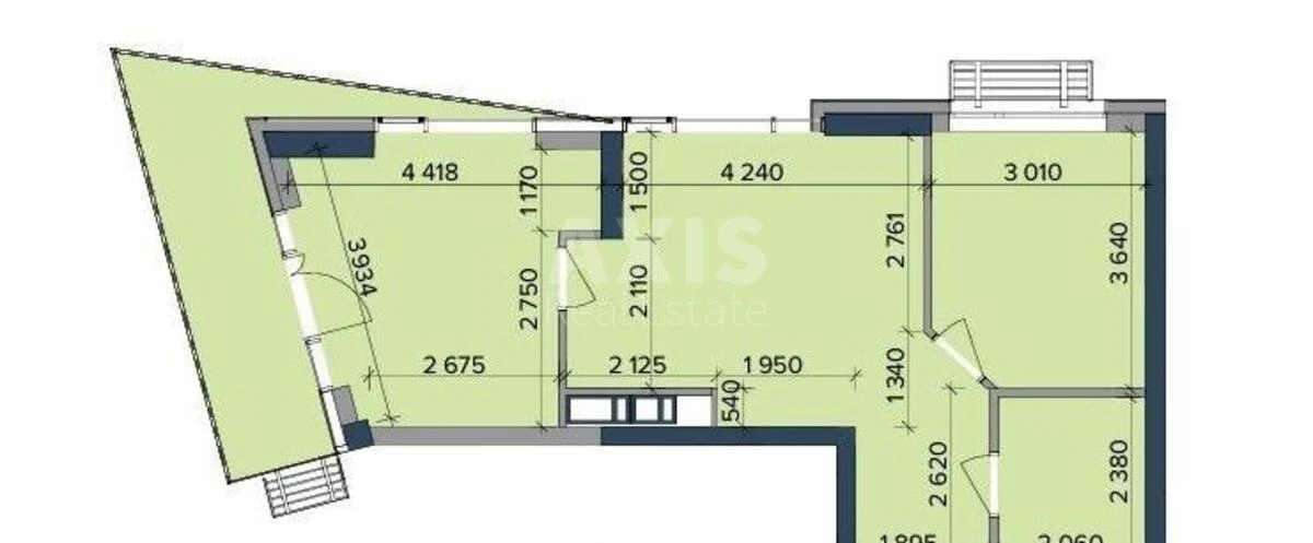 2k apartment vul. Zabolotnogo Akademika 1655450