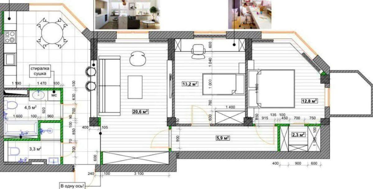 3k apartment vul. Osvity 16А5938310