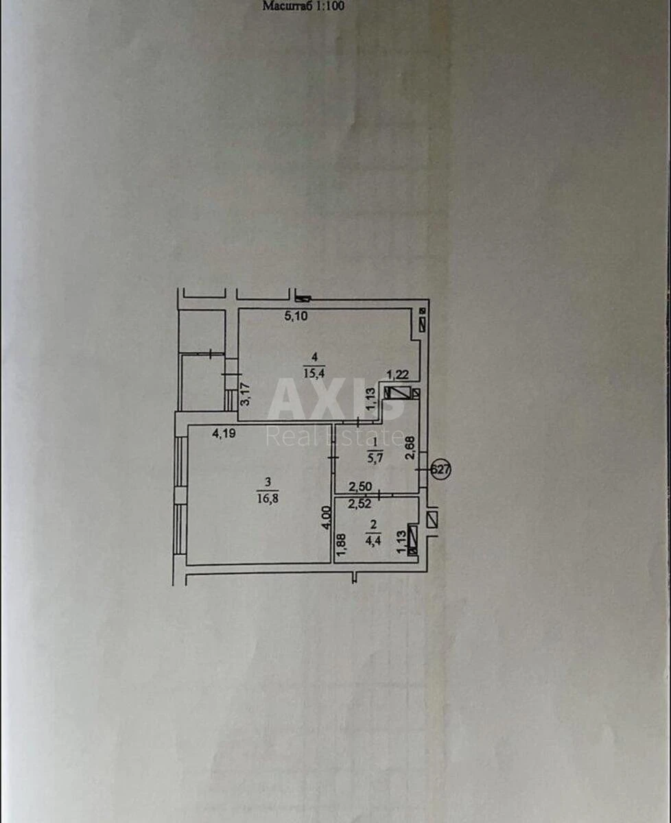 1k apartment vul. Kanal'na 8Б628187