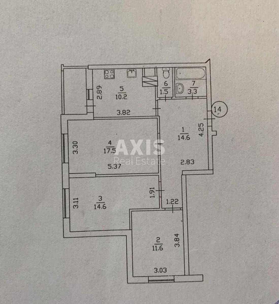 3к квартира ул. Урловская 23628675