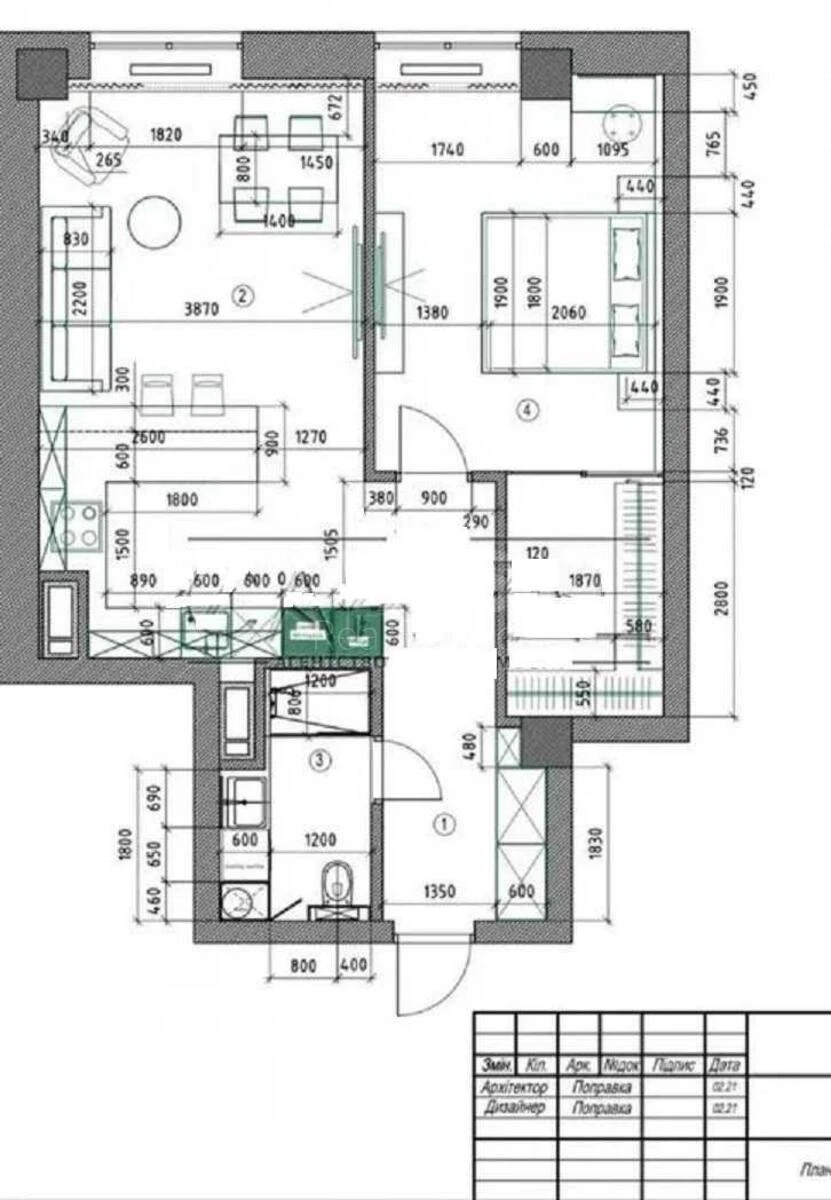 1k apartment vul. Saperne Pole 5598346